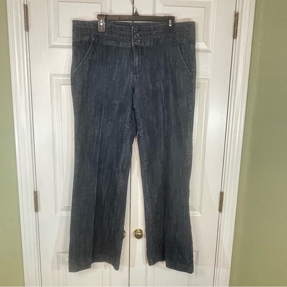 Maurices Denim - Maurice’s Dark Blue Wide-Leg Jeans size 15/16R Preowned